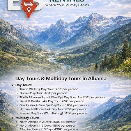 アパート Heart - Free Parking - Fit Five ティラナ